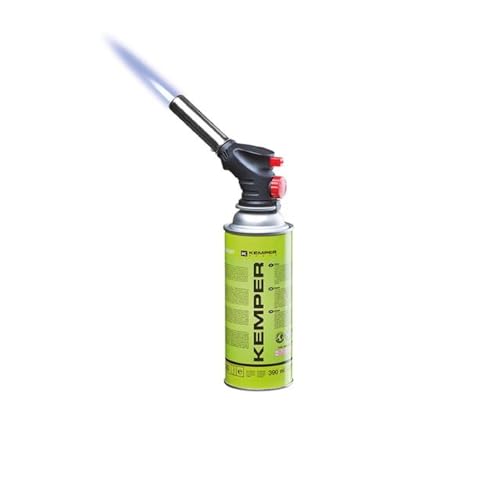 Kemper Kit Doppio Blister con Mini bruciatore Multiuso con Cartuccia Gas 227 Grammi valvolato, Multicolore, Taglia Unica