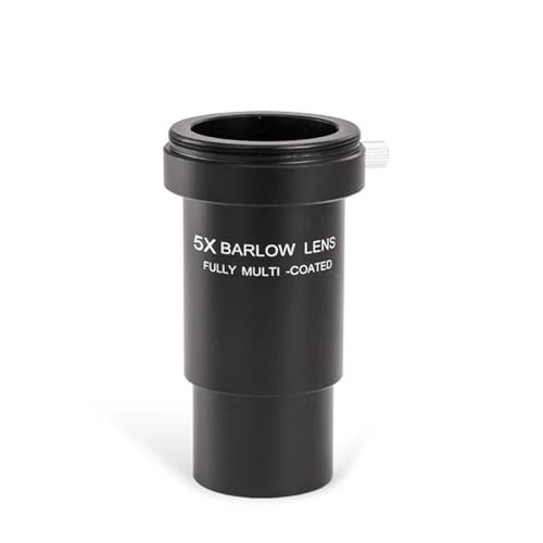 Lente ocular Barlow 5X High Times de metal y 31,7 mm para observaciones de precisión