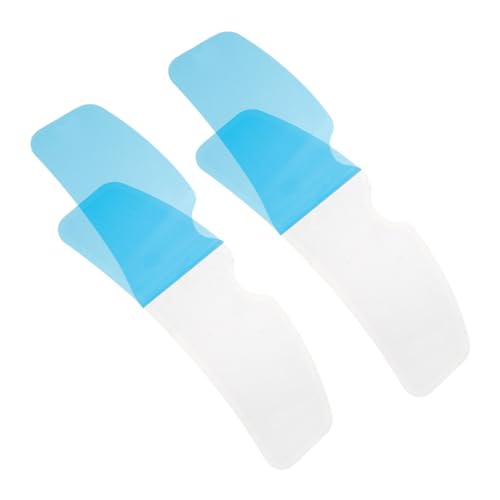 BUGUUYO 2pcs Motorcycle Fog Film Rainproof Visor Cover with Technology for Visibility Wet Weather