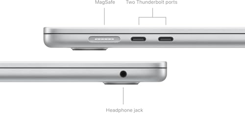 Image of 2022 Apple MacBook Air with Apple M2 Chip (13-inch, 8GB RAM, 512GB SSD Storage) (QWERTY English) Silver (Renewed)