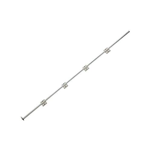 Axe de pivotement recoupable - pour rallonge de table - Métal - Zinc noir