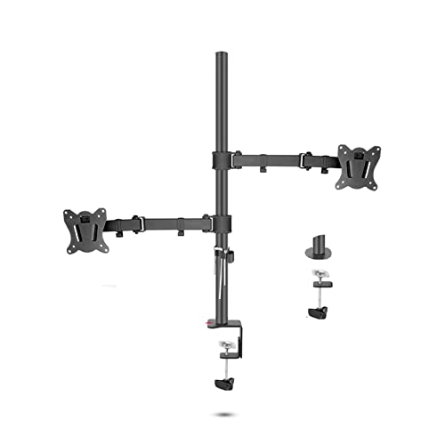 Support double moniteur bras pliable 12kg DL-T902-240II base solide PC - 3