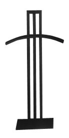 Econoco Countertop Costumer with Shoulder Bar, Black