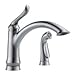 DELTA Single Handle Kitchen Faucet W/ Spray Linden 4453-AR-DST Single Control