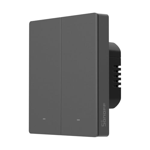 Interruptor Matter SONOFF M5 de 2 módulos para solucionar el control por voz de tus lámparas