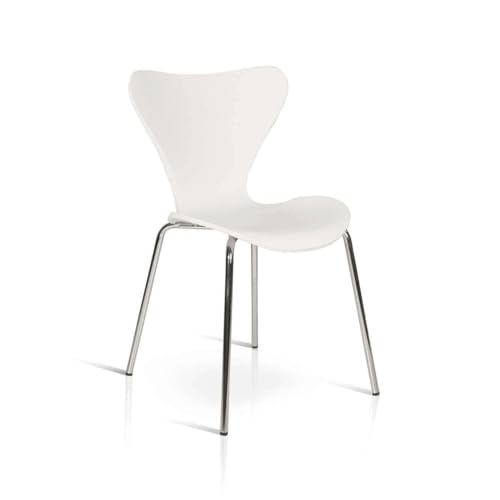 MilaniHome.it - Sedia Moderna Di Design Bianca Struttura In...
