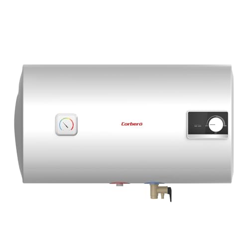 Miniatura 2 de Corberó Termo Eléctrico Horizontal Ctma80h 74l 1500w 30-75 C Tanque Acero Esmaltado Zafiro Resistencia Inox 316l Termómetro Exterior Protección Anticorrosión Panel Manual