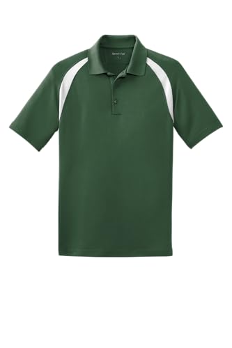 Image of SPORT-TEK Men's Dry Zone Colorblock Raglan Polo