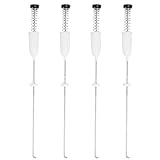 HOMSFOU 4個洗濯機用ショックアブソーバーバランスバー ユニバーサルスプリング引き棒 製バランスロッド 安定性向上 振動低減 自動洗濯機アクセサリー