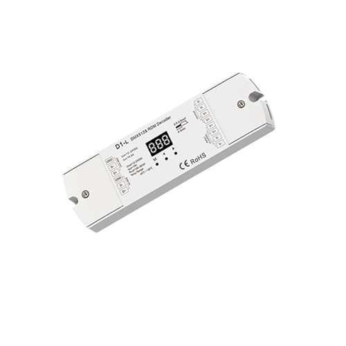 Décodeur DMX512 RDM 15A éliminant les baisses de tension des bandes LED