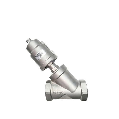 Vanne d'angle pneumatique DN50 2 pouces en acier inoxydable double effet - 2