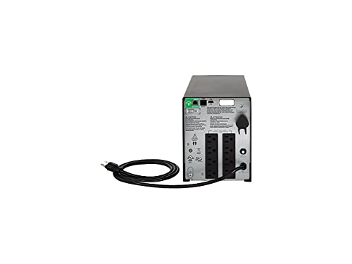 Image of APC 1500VA Smart UPS with SmartConnect, SMC1500C Sinewave UPS Battery Backup, AVR, 120V, Line Interactive Uninterruptible Power Supply