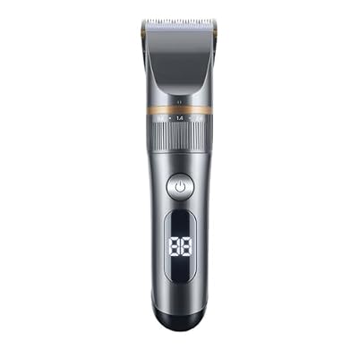 MSLSOIAB Barber Shop Professional Electric Clipper Intelligent Battery Display Charging
