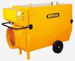 Wilms BV 265 Ölheizer Ölheizbrenner Ölheizgerät Bauheizer Heizkanone 70 kW