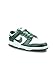 Nike Dunk Low Mens Shoe, White/Team Green/White/Total Orange, Size 9.5