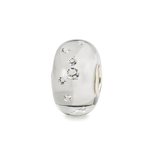 Abalorio TROLLBEADS Mod TGLBE-00211 de vidrio artesanal para pulseras