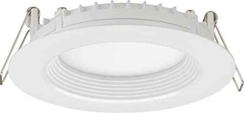 Juno LED Recessed Lights 4 Inch Round Wafer Downlight, 5-in-1 Switchable White Color Temperature, 120 Volts, 4-Inch Regressed Trim, Matte White (WF4 SWW5 90CRI CP6 MW M2) by Juno - Image 6