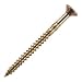 Produktbild STIER Senkkopf Spanplattenschraube, 250 Stück, 4,5x50, Stahl galvanisch verzinkt, chromatiert, selbstschneidende Spitze, gelb, Teilgewinde, Fräskopftechnologie