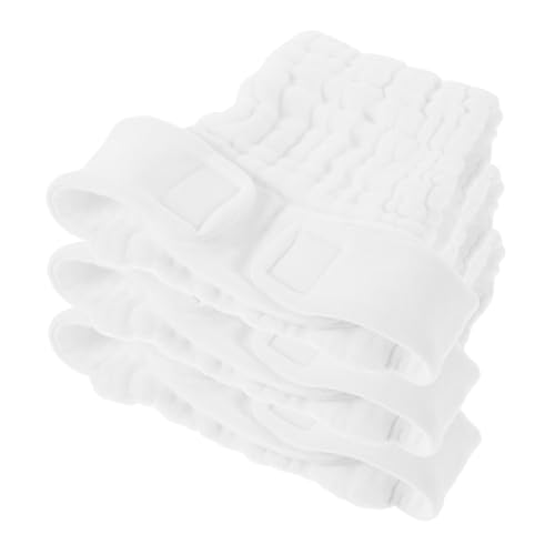 LIFKOME 3 Stück Stoffwindeln aus Baumwolle Waschbare Verstellbare Mullwindeln für Neugeborene Sanft und Atmungsaktiv Geeignet für Jungen und Mädchen Vielseitig Einsetzbar für Drinnen und