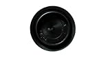 1-1/4' 1.25 inch Flush Mount Black Plastic Body and Sheet Metal Hole Plug Qty 1