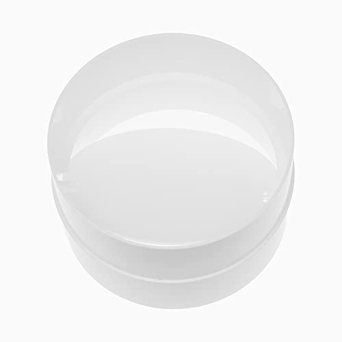 Repa Market 4" Inch / 100 mm Duct Backdraft Blockers - Pipe Connector with Backdraught Shutter - Backflow Preventer - Dryer Vent Adapter - Inline Air Extractor - Pipe Line Coupler with Valve