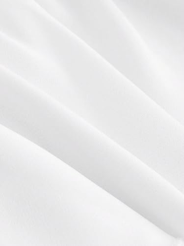 Women High Waist Summer Skirt with High-Low Hem Drawstring Ruffled Party Summer Skirt4