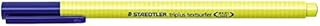 STAEDTLER Triplus highlighter, ergonomic triangular shaft, line width 1-4 mm, dries in seconds, PP barrel long service life, 10 highlighters in cardboard case, 362 C10