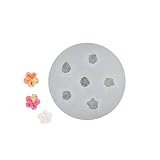 Molde de silicona con forma de flor, moldes de fondant, herramientas de decoración de pasteles, moldes de hornear de flores pequeñas, molde de pasta de goma de chocolate, molde de silicona de flores