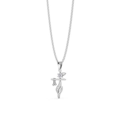 Miss Highness silver pendant necklace – image 4