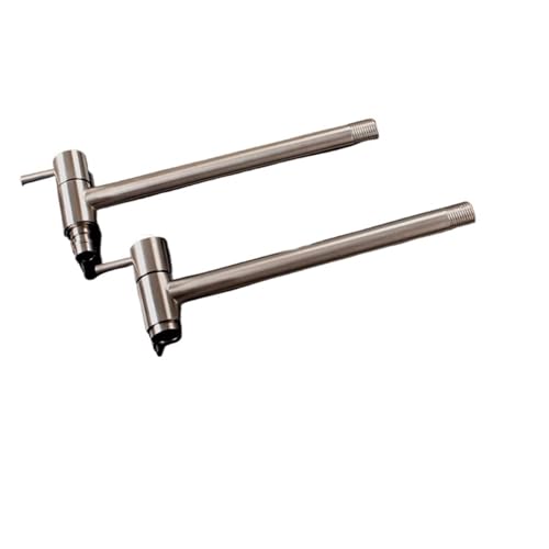 Grifo de lavadora de acero inoxidable 304 extra largo cepillado mono agua 3