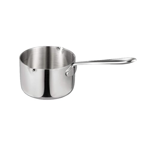 IMEEA 10oz/300ml Mini Butter Warmer Pot 18/10 Stainless Steel Small Sauce Pan with Dual Pour Spouts...