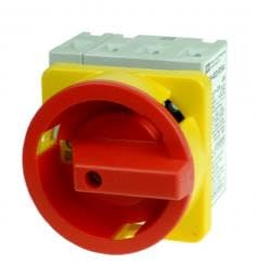 NS3EV493-IP65 Yellow/RED, Main - ON/Off, 12A, PR12, Panel Mount, 3 Pole, 3 CNT, SELECTOR Switch CAM Switch
