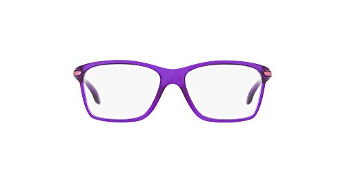 Image of Oakley Youth Unisex Kids OY8010 Cartwheel Rectangular Prescription Eyewear Frames, Polished Clear /Demo Lens