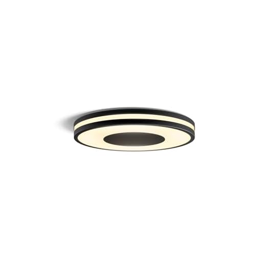 Philips Hue Being svart (inkluderar en Hue Dimmer Switch): plafond, Philips Hue White Ambiance, Zigbee & BT, röststyrning via Amazon Alexa, Google Home, Siri