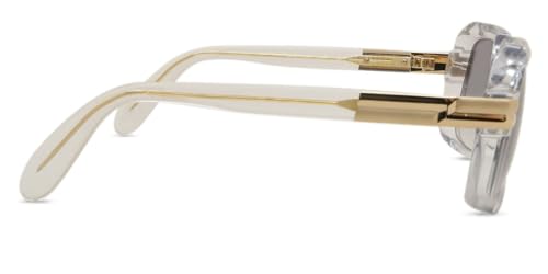 Cazal CAZAL VINTAGE 607-3 CRYSTAL GOLD Crystal Kt Gold/Grey Shaded 56/18/140 men Sunglasses3