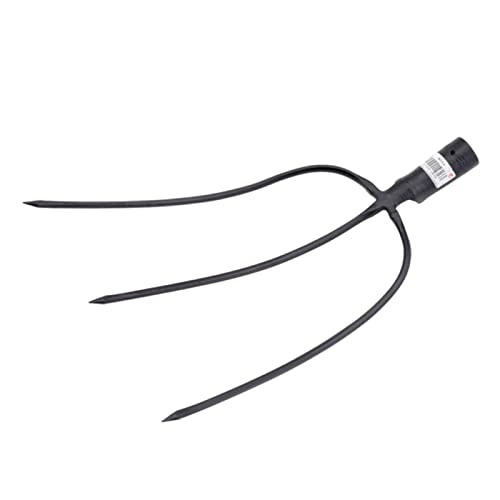 La zappa Horca para heno estiércol y ballones con dientes de acero forjado antioxidante (3 puntas)