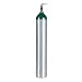 Medical Oxygen Cylinder with CGA870 Toggle Valve - E Size 24.1 cf. (ME), Aluminum Green