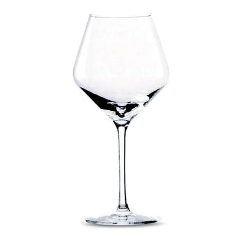 summa - Copas de vino tinto. Set de 6 unidades. 550ml/55cl | Cristal, alta transparencia y borde fino | Uso en casa, restaurante y fiestas |