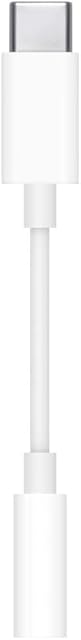Adaptador USB-C para entrada de auscultadores de 3,5 mm