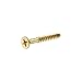 Hillman Brass Wood Screw No. 12 X 2-1/2 " Phillips Brass Flat Head