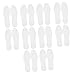 Beaupretty 20 paia Solette Sostituibili Sottili Traspiranti in Carta per Scarpe Uomo Donna Inserti Discreti e Usa e Getta per Comfort e Assorbimento Sudore Tagliabili Personalizzate per immagine