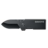 Groove Life Groove Money Clip Knife Black, Men's Slim Foldin...