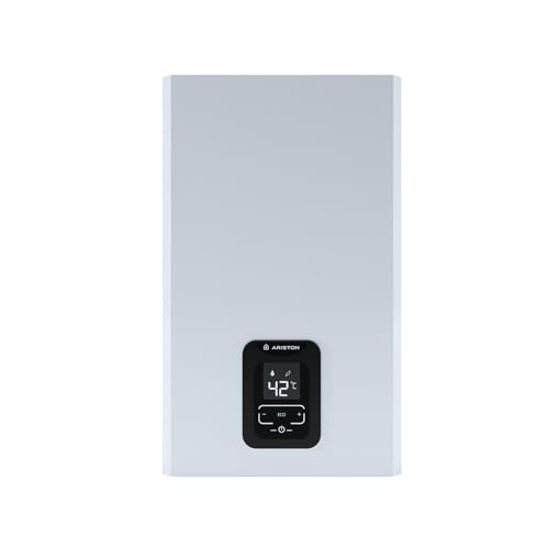 Ariston NEXT EVO X SFT - Scaldabagno a Gas Naturale Istantaneo a Camera Stagna 11 L/NG EU Sicuro con Display LED Intuitivo e Funzione ECO EVO per Maggior Risparmio 34,5x16,5x65 - Classe Energetica A+