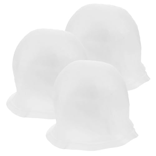 PENIKOKO 3 Piezas Gorro para Mechas de Silicona Flexible Reutilizable sin Perforación para Coloración del Cabello de Unidades para Profesional y Doméstico