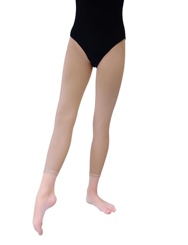 Image of Daydance Girl's Women's Footless Tights for Dance, Balle, Gymnasics