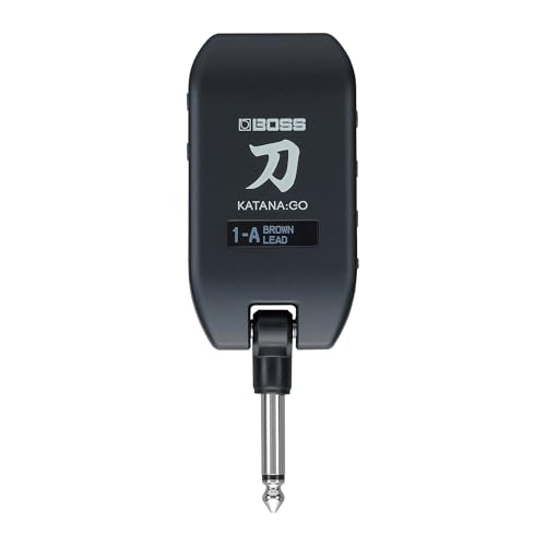 BOSS Katana:GO | Amplificador de Auriculares Personal para Guitarra y bajo | Sonidos preconfigurados de amplis Katana de Directo | Tecnología Espacial Avanzada