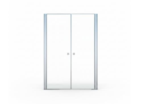 Glaszentrum Hagen - 6 mm | 120x195cm Nischen- | Pendeltür | Duchtür | Nischentür | Duschwand | Dusche | Nischendusche | ESG-Klarglas