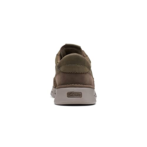 Image of Clarks Mens 26166010-black Comb Sneaker