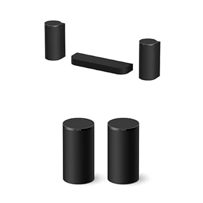 Sony BRAVIA Theater Trio Home Theater Audio System (HT-A8) with Rear 9 Wireless Rear Speakers (SA-RS9) Bundle