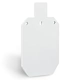 Rsgift AR500 Steel Targets Shooting, Torso Shooting Target,Silhouette Metal Gong Target,Metal Gun,Rifle,Pistol Targets for Shooting Range (12×20 Inch)